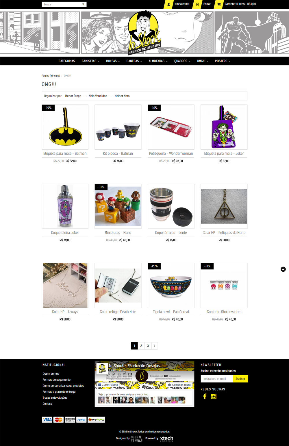 layout personalizado xtechcommerce - nav