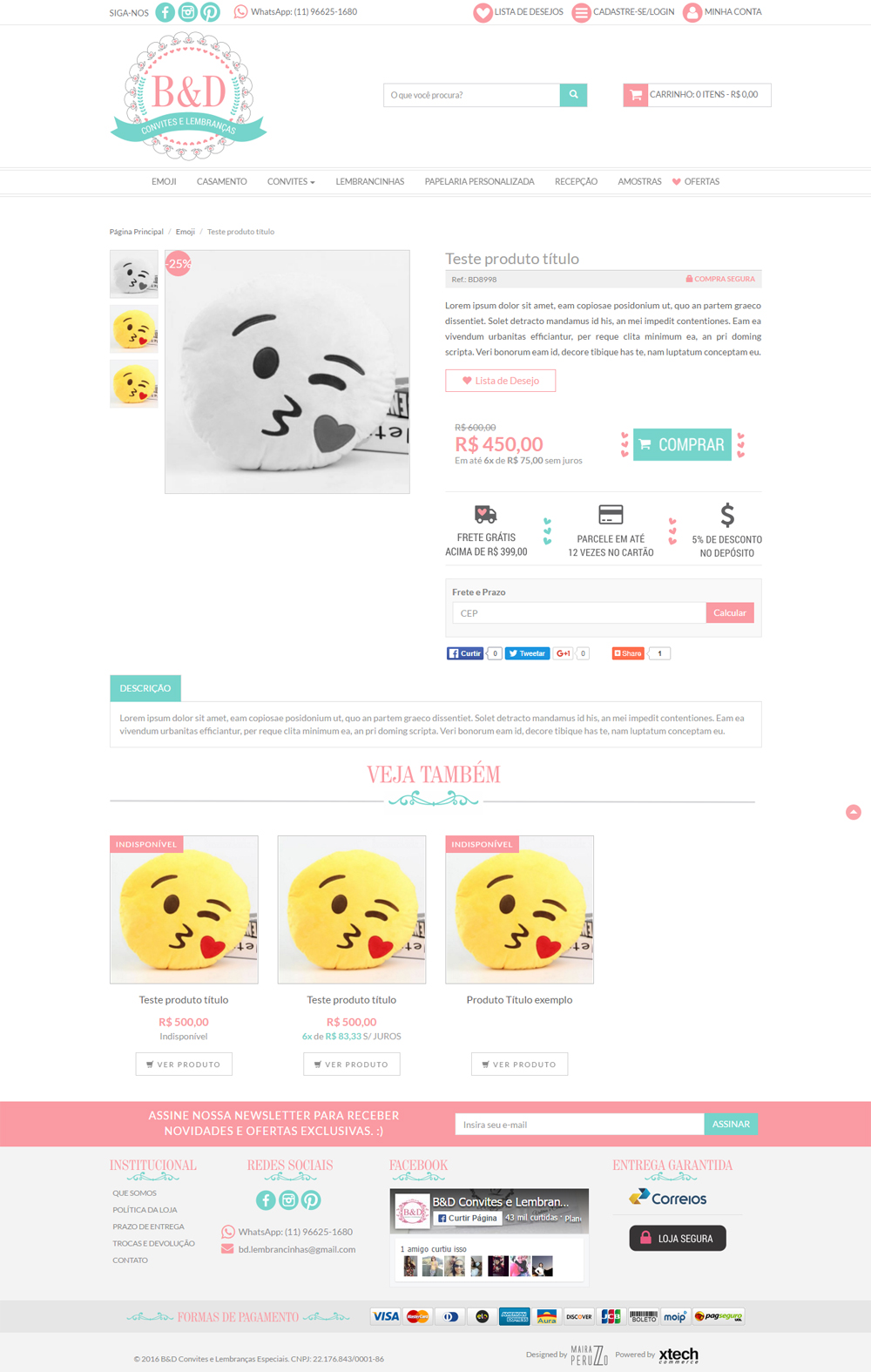 template personalizado para xtechcommerce - bd prod