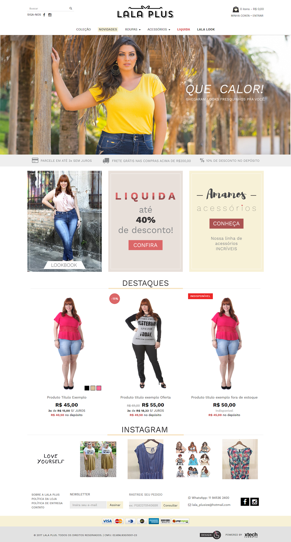 Template para XtechCommerce